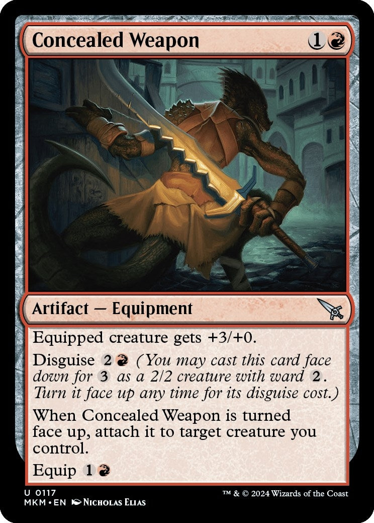 Image for Concealed Weapon (117) - Magic: The Gathering
