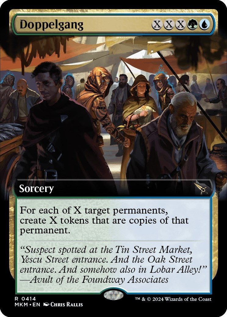 Image for Doppelgang (Extended Art) (414) - Magic: The Gathering