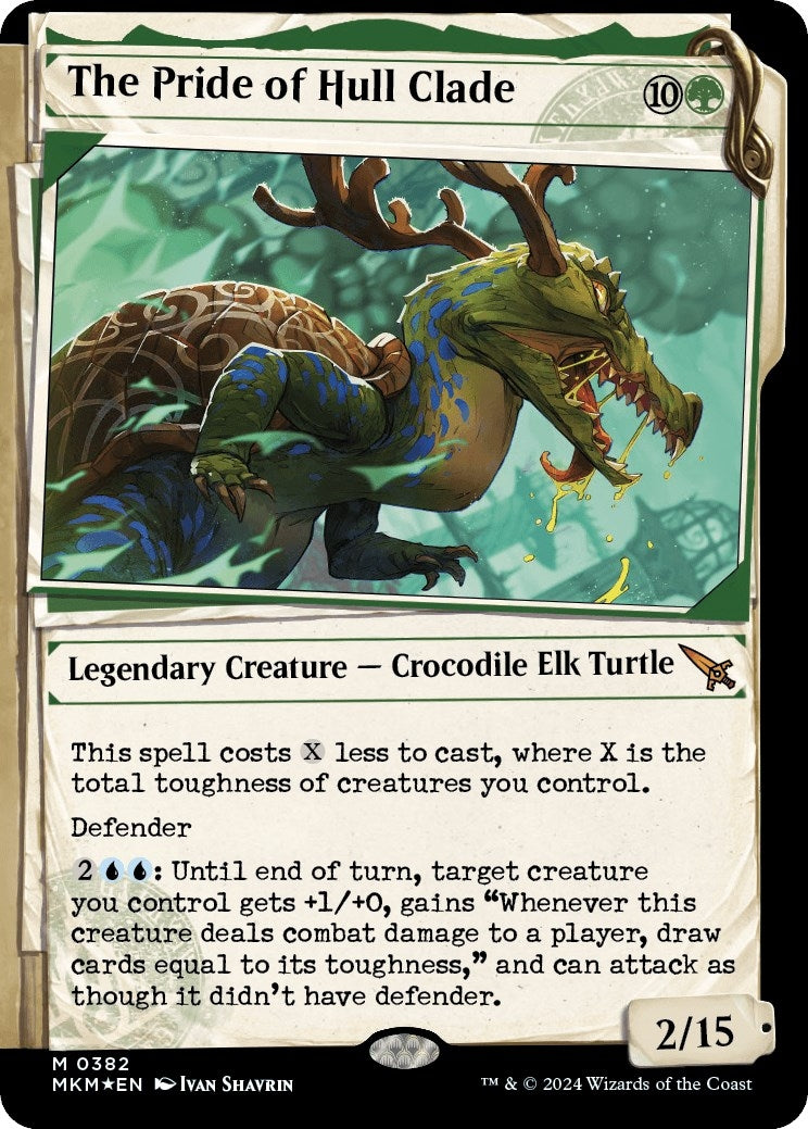 Image for The Pride of Hull Clade (Showcase) (Invisible Ink) (382) - Magic: The Gathering