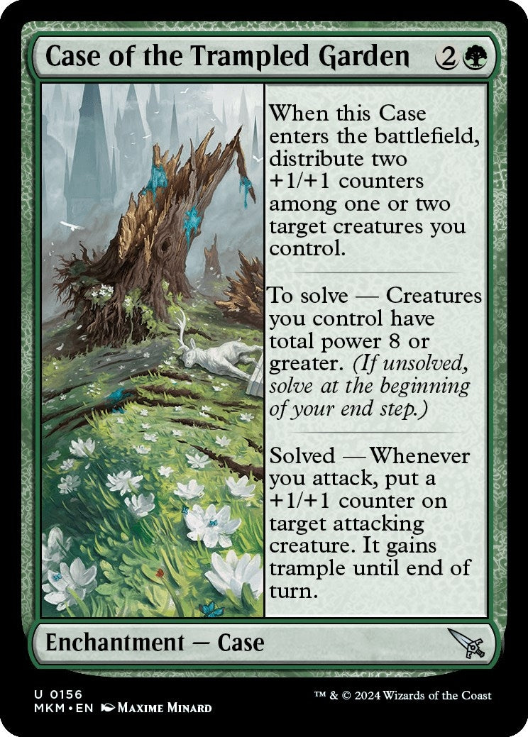 Image for Case of the Trampled Garden (156) - Magic: The Gathering