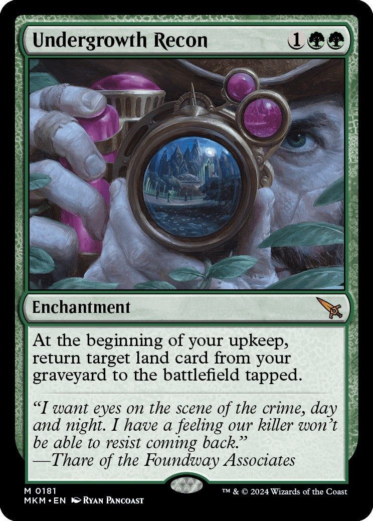 Image for Undergrowth Recon (181) - Magic: The Gathering