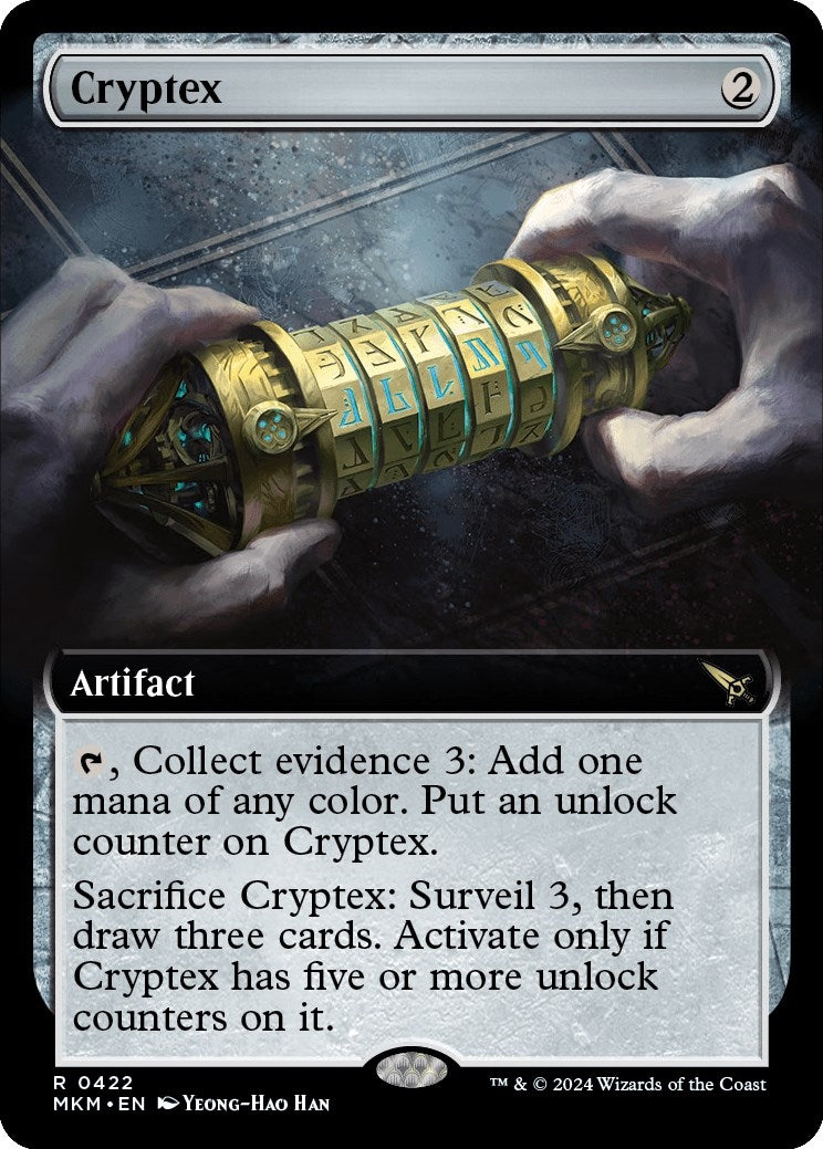 Image for Cryptex (Extended Art) (422) - Magic: The Gathering