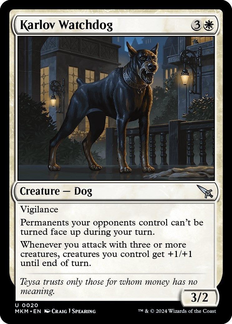 Image for Karlov Watchdog (20) - Magic: The Gathering