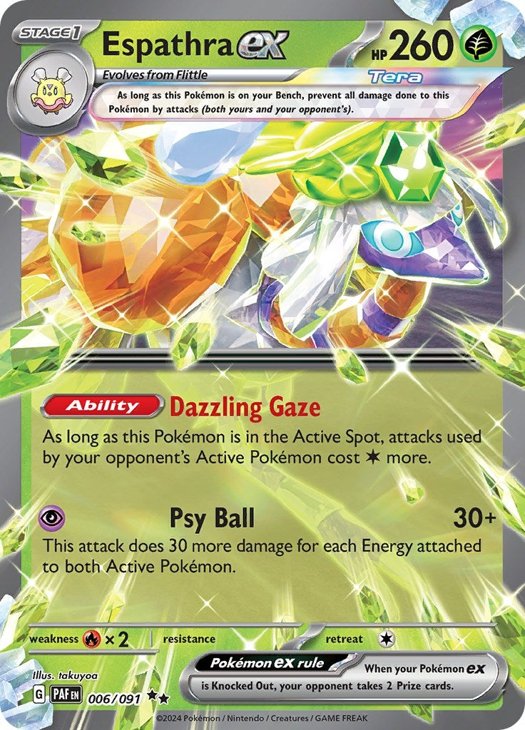 Image for Espathra ex (006/091) - Pokemon