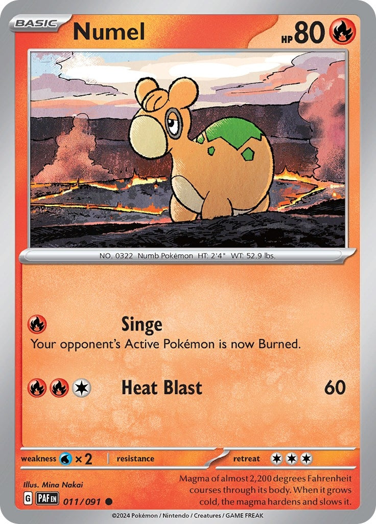 Image for Numel (011/091) - Pokemon