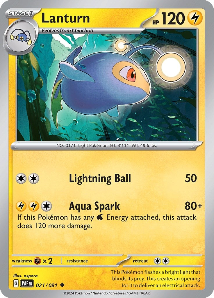 Image for Lanturn (021/091) - Pokemon