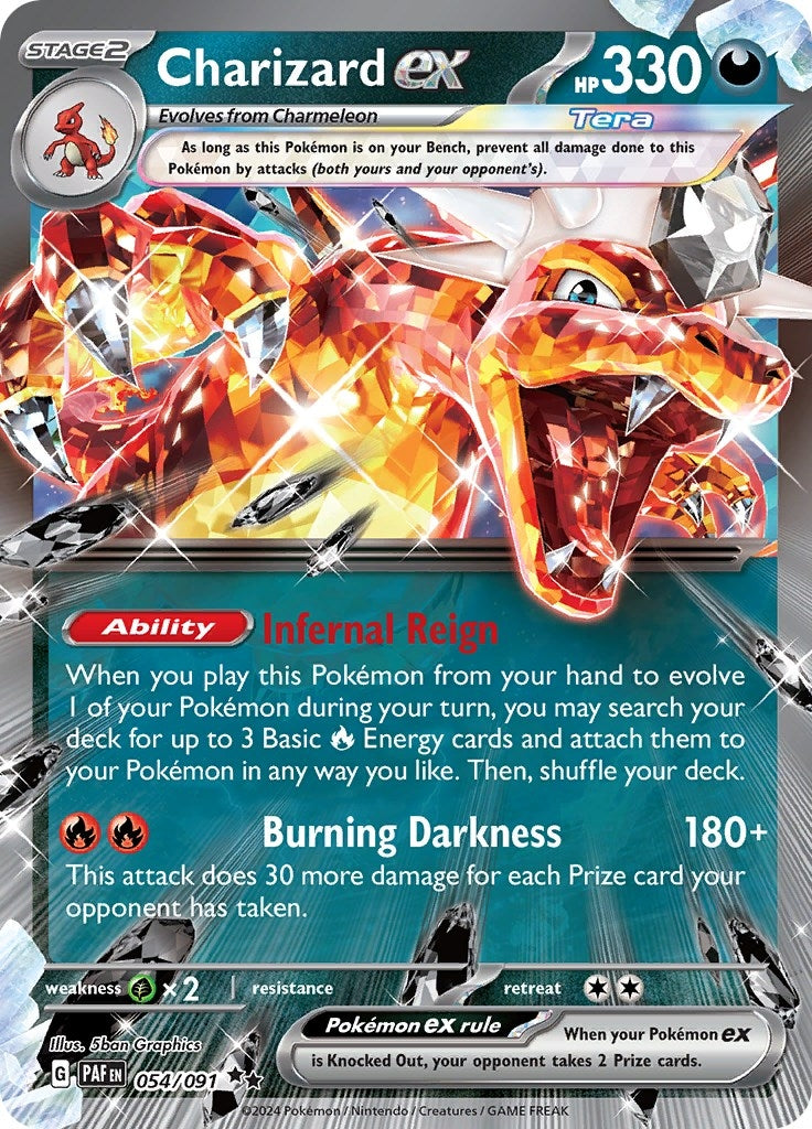 Image for Charizard ex (054/091) - Pokemon