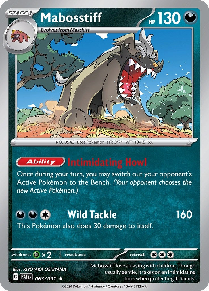 Image for Mabosstiff (063/091) - Pokemon