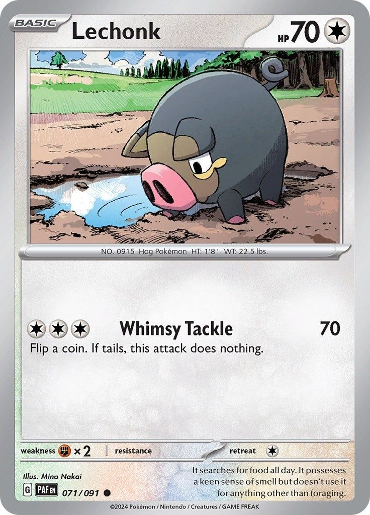 Image for Lechonk (071/091) - Pokemon