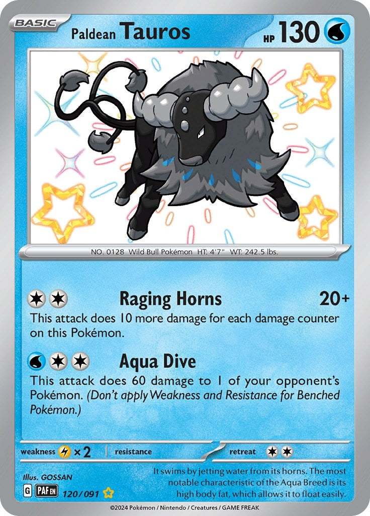 Image for Paldean Tauros (120/091) - Pokemon