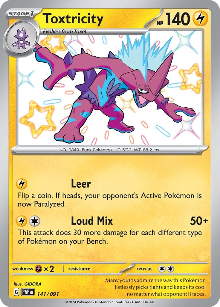 Image for Toxtricity (141/091) - Pokemon