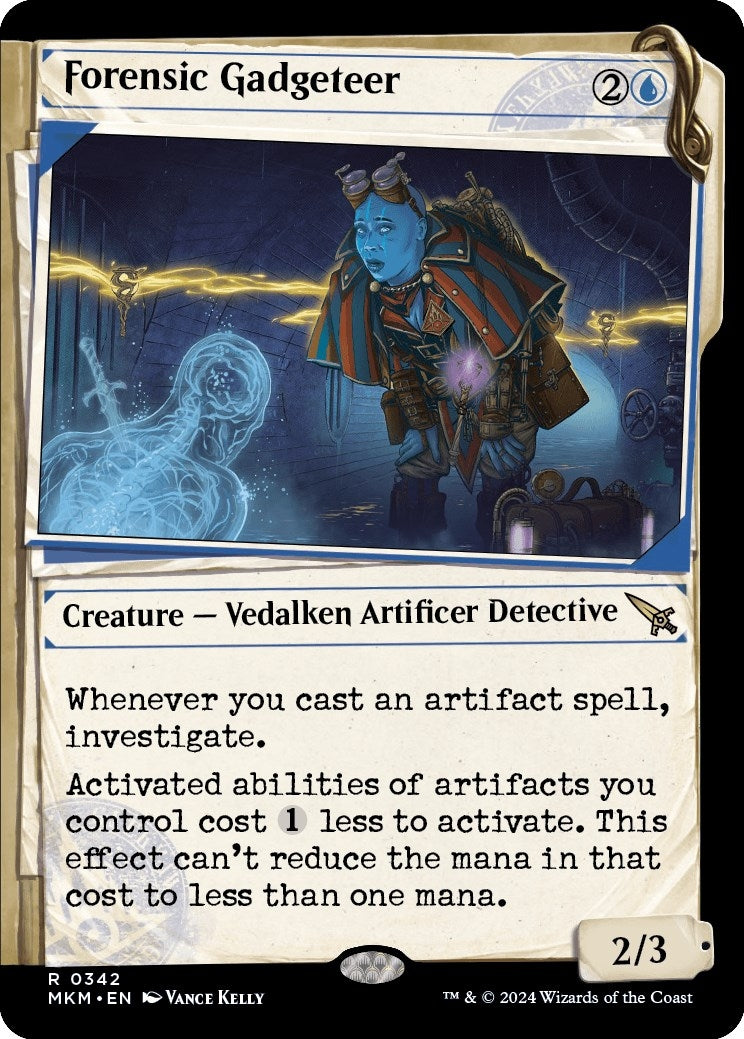Image for Forensic Gadgeteer (Showcase) (342) - Magic: The Gathering