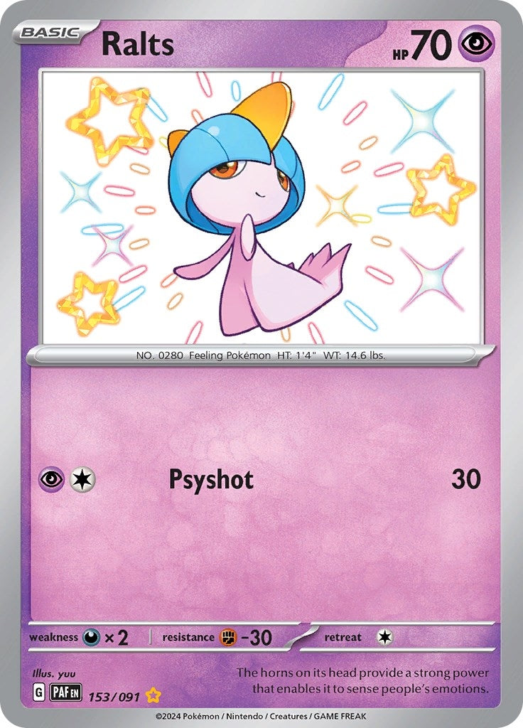 Image for Ralts (153/091) - Pokemon
