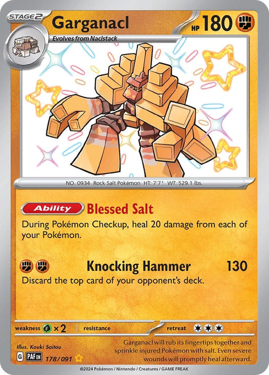 Image for Garganacl (178/091) - Pokemon