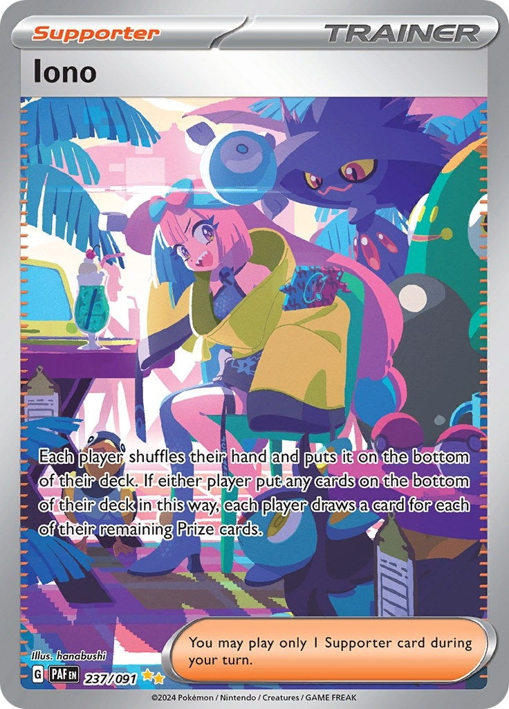 Image for Iono (237/091) - Pokemon