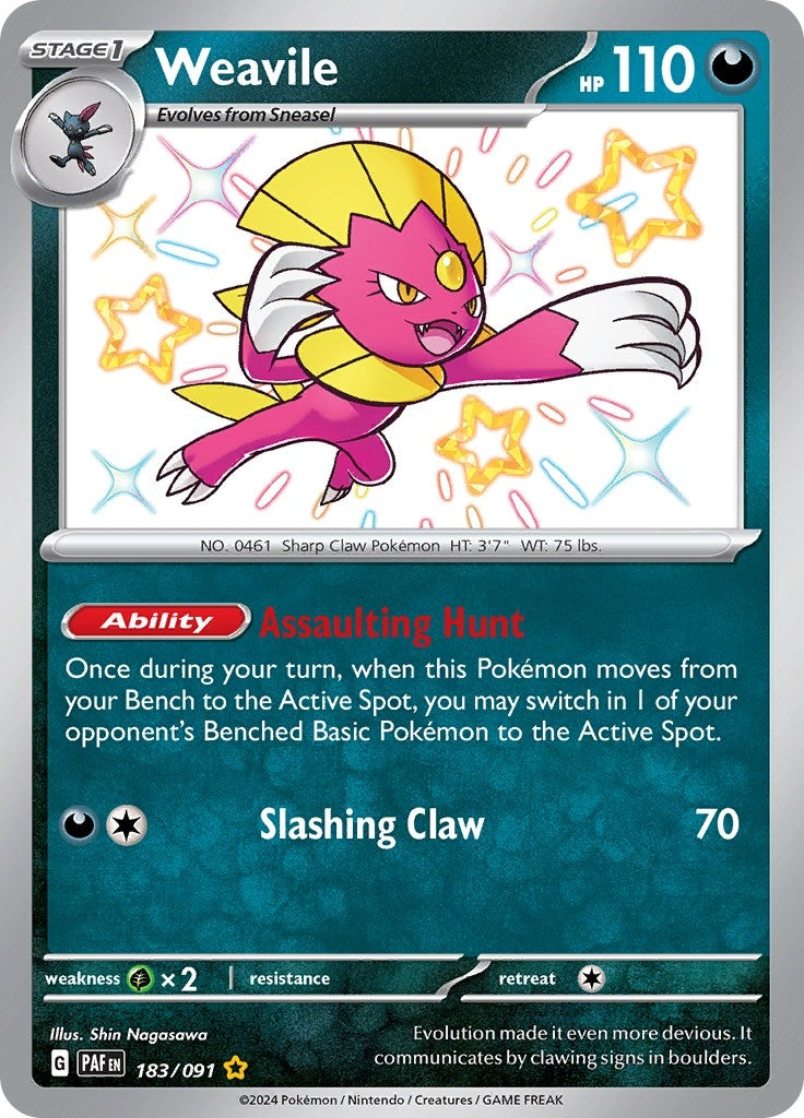Image for Weavile (183/091) - Pokemon