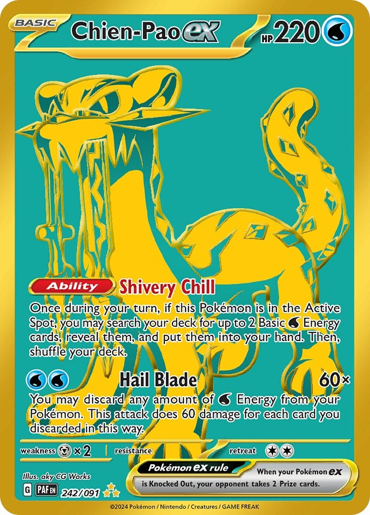 Image for Chien-Pao ex (242/091) - Pokemon