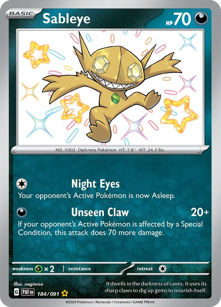 Image for Sableye (184/091) - Pokemon