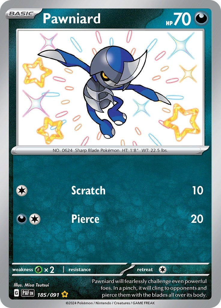 Image for Pawniard (185/091) - Pokemon