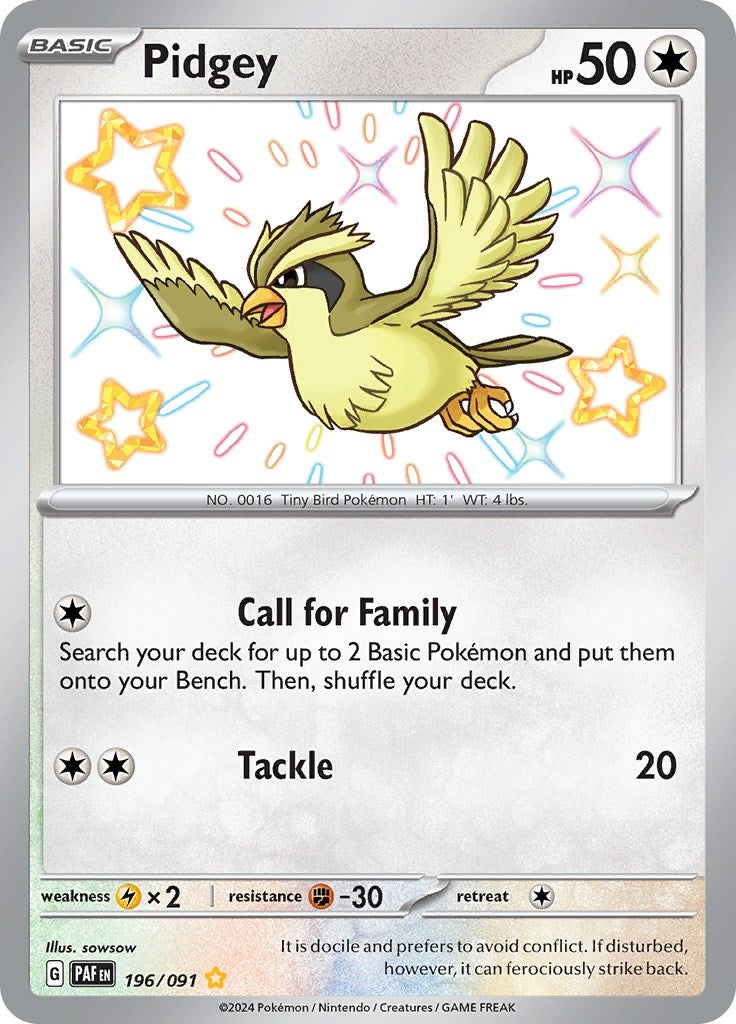 Image for Pidgey (196/091) - Pokemon