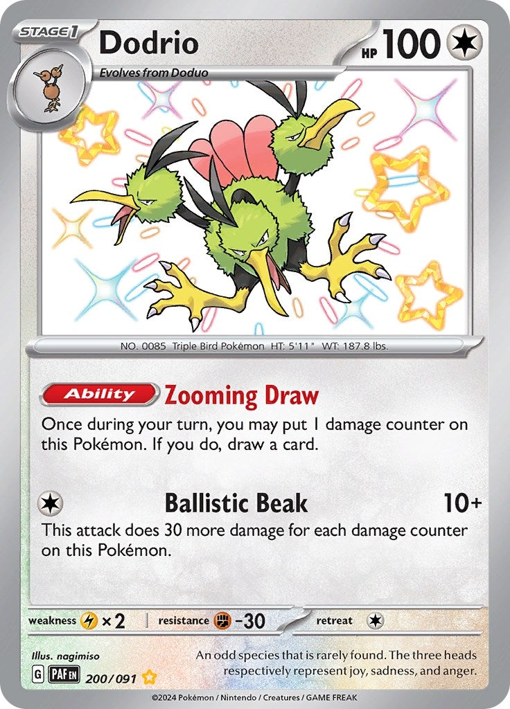 Image for Dodrio (200/091) - Pokemon