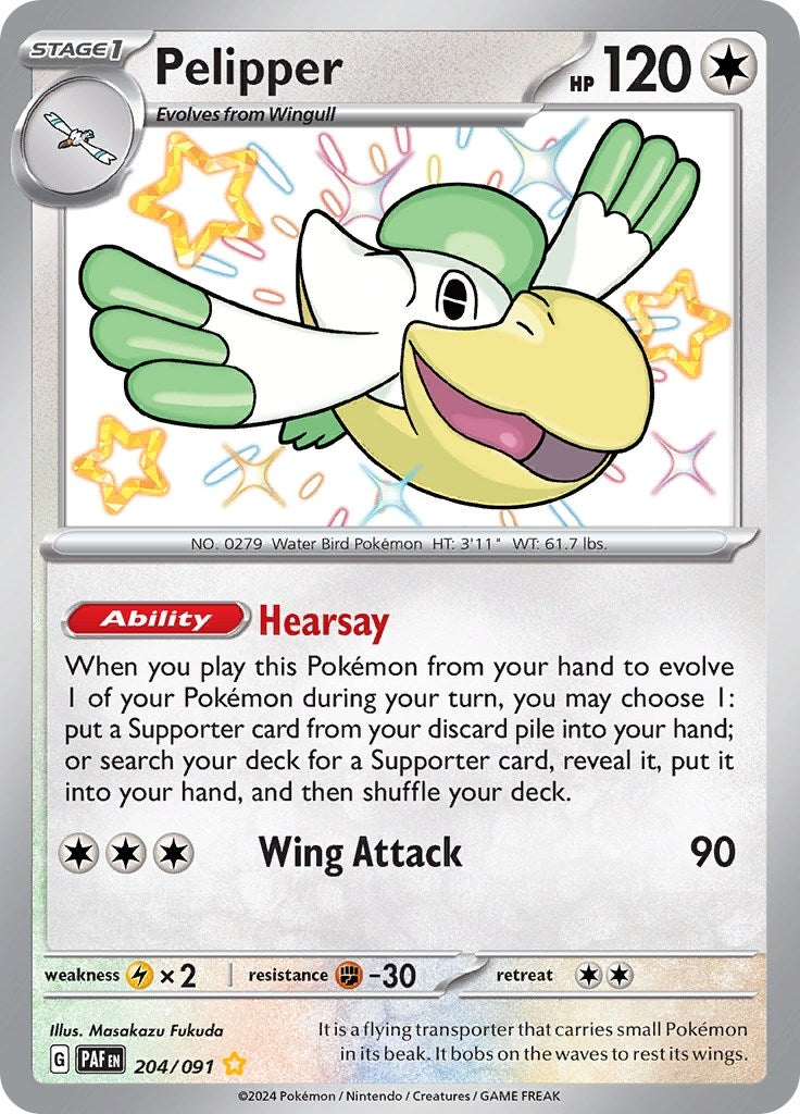 Image for Pelipper (204/091) - Pokemon