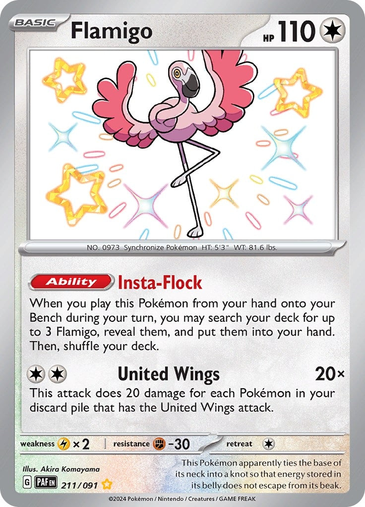Image for Flamigo (211/091) - Pokemon