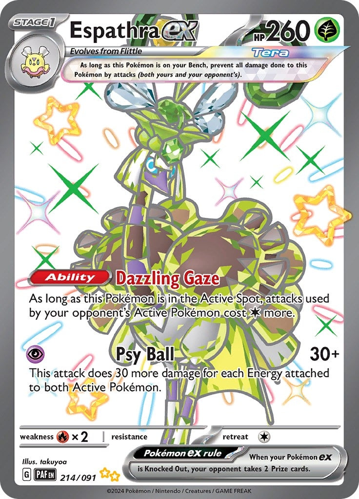 Image for Espathra ex (214/091) - Pokemon