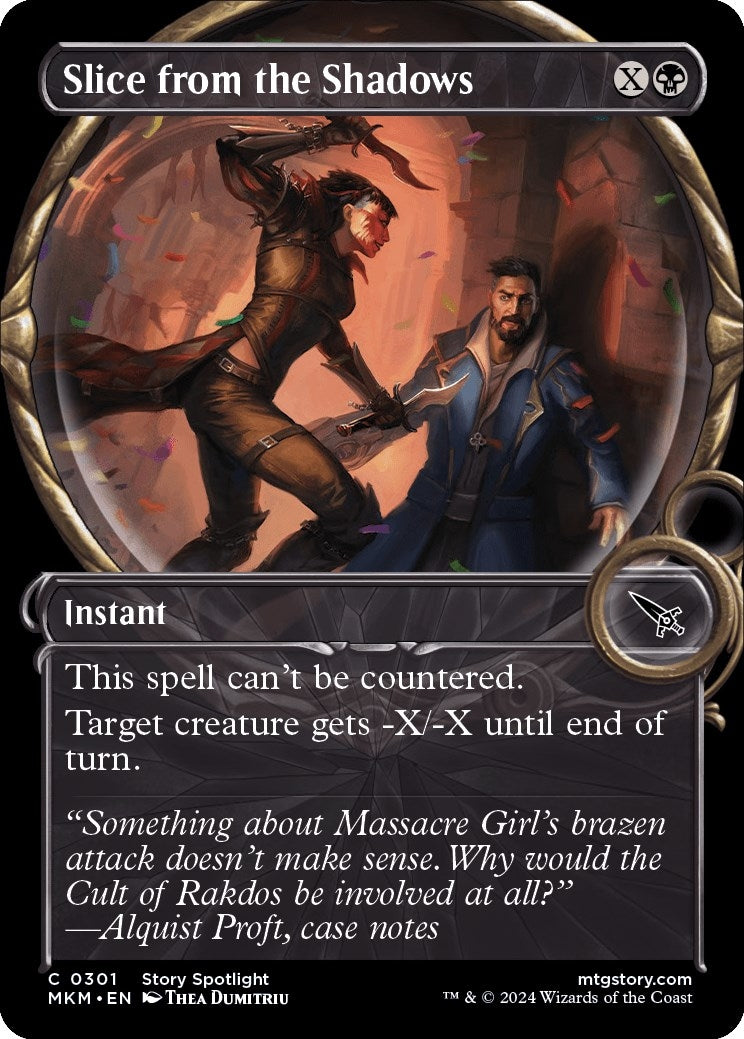 Image for Slice from the Shadows (Showcase) (301) - Magic: The Gathering