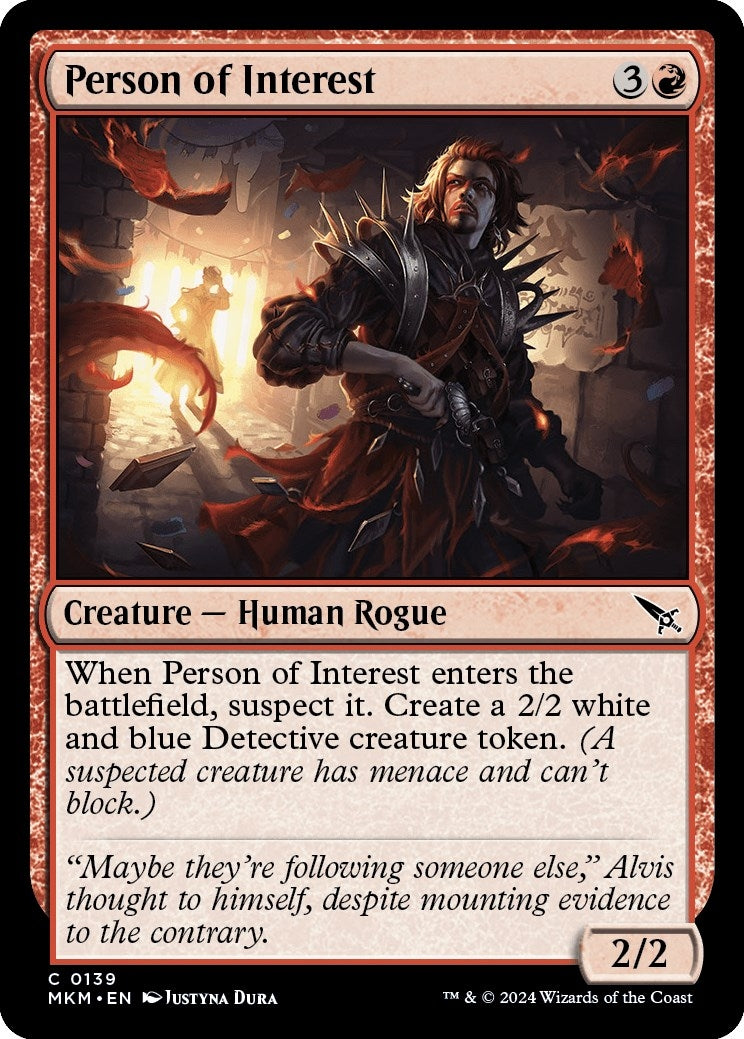 Image for Person of Interest (139) - Magic: The Gathering