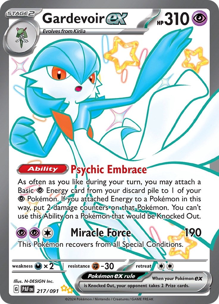 Image for Gardevoir ex (217/091) - Pokemon