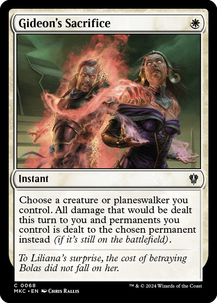 Image for Gideon's Sacrifice (68) - Magic: The Gathering