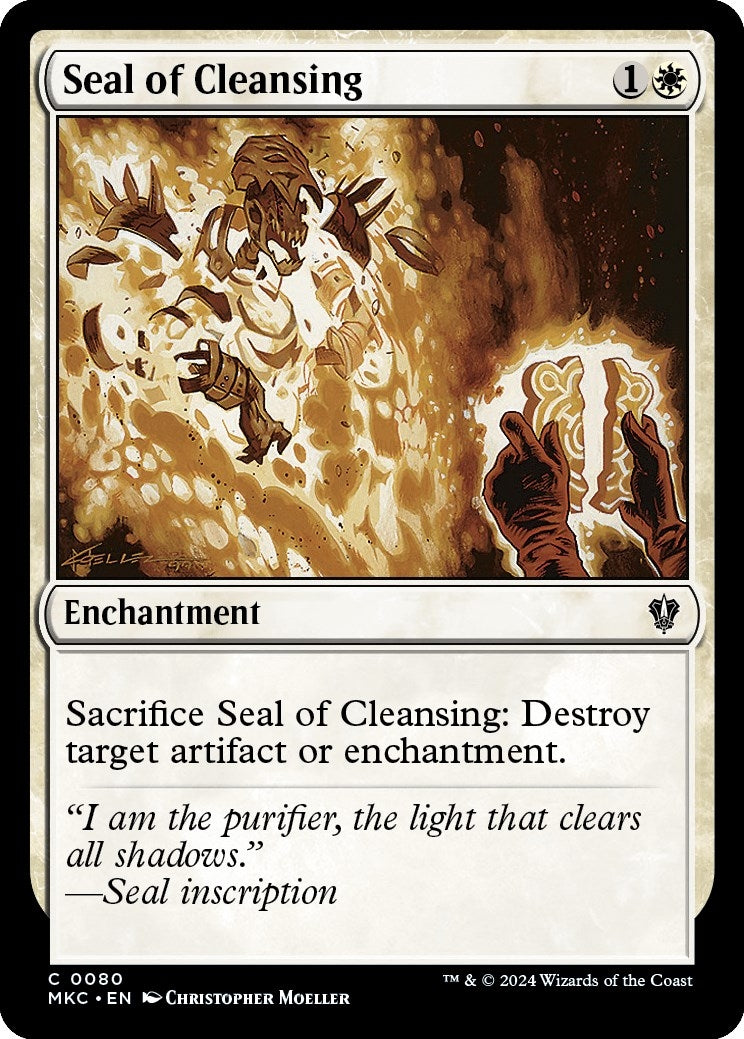 Image for Seal of Cleansing (80) - Magic: The Gathering