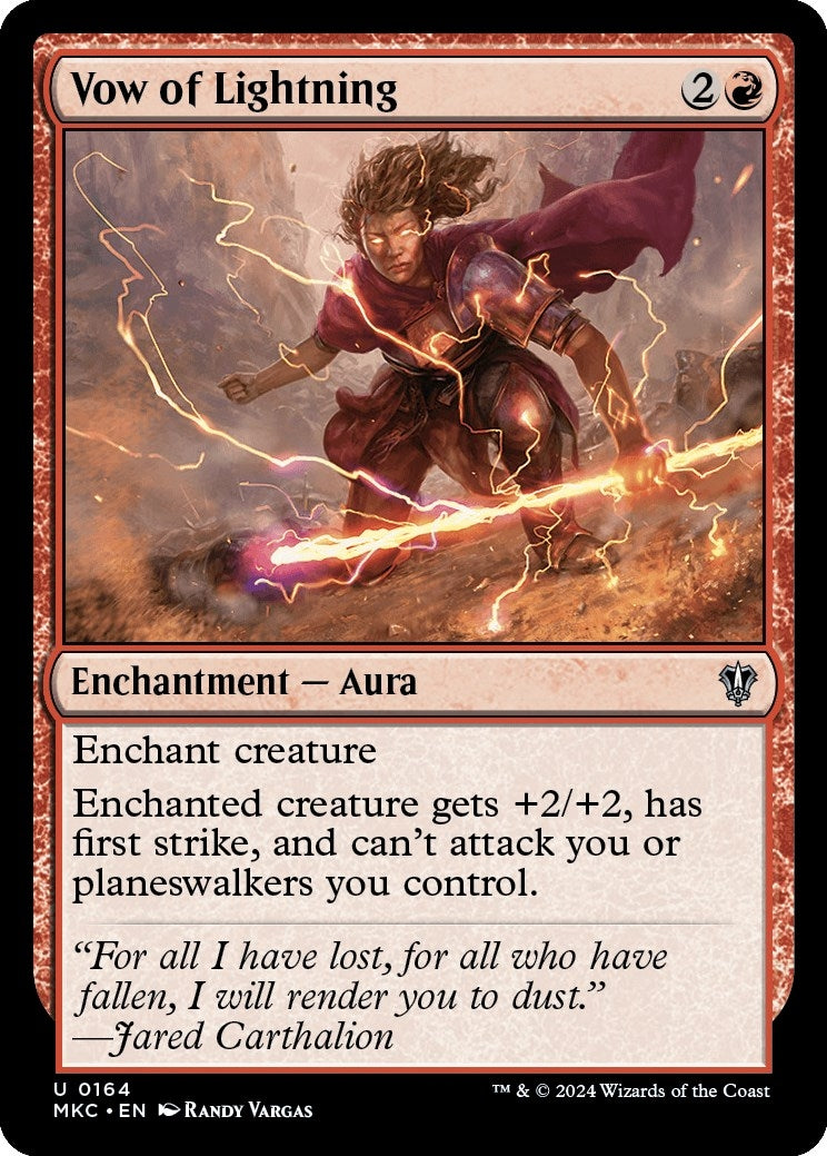 Image for Vow of Lightning (164) - Magic: The Gathering