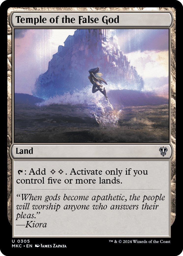 Image for Temple of the False God (305) - Magic: The Gathering