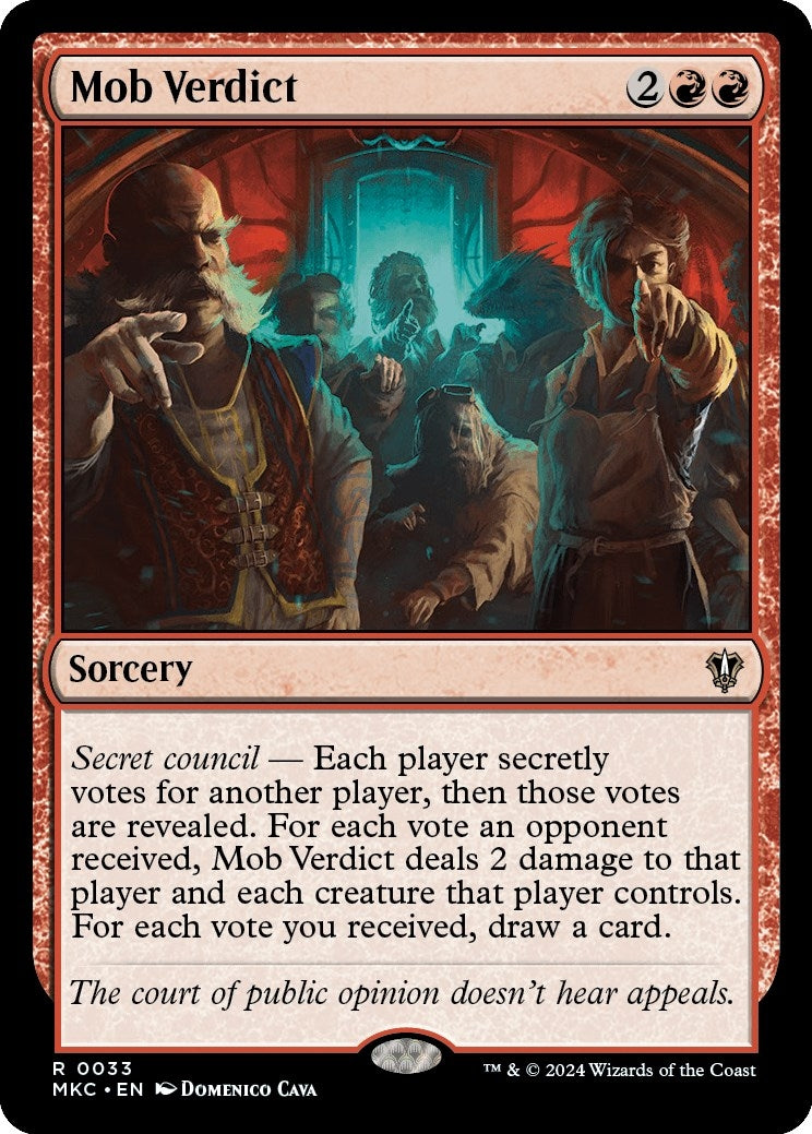 Image for Mob Verdict (33) - Magic: The Gathering