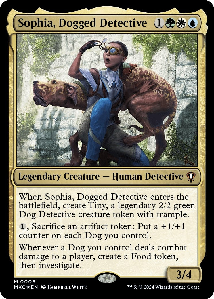 Image for Sophia, Dogged Detective (8) - Magic: The Gathering