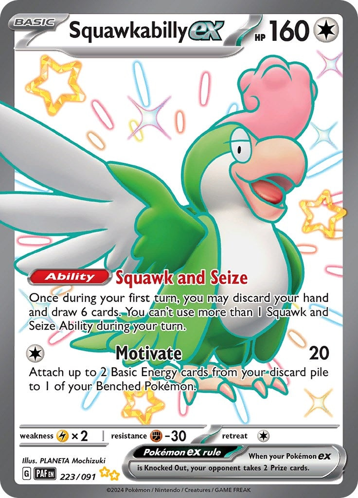 Image for Squawkabilly ex (223/091) - Pokemon