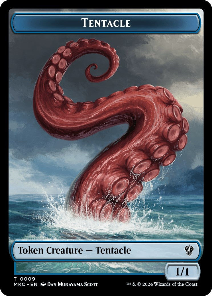 Image for Tentacle // Koma's Coil Double-Sided Token (9 // 7) - Magic: The Gathering