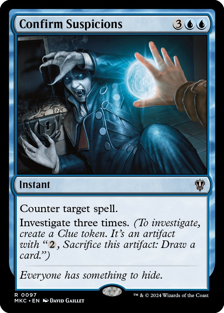 Image for Confirm Suspicions (97) - Magic: The Gathering