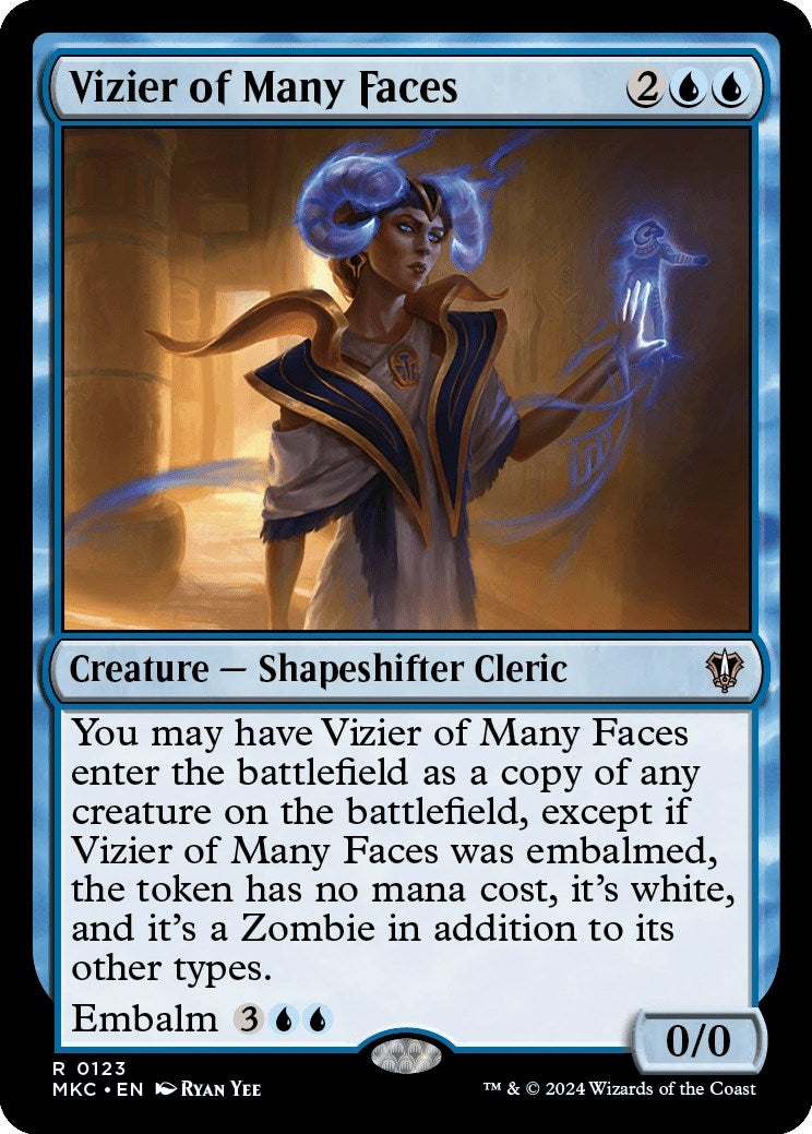 Image for Vizier of Many Faces (123) - Magic: The Gathering