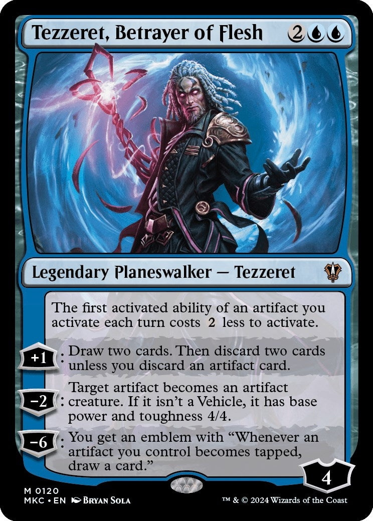 Image for Tezzeret, Betrayer of Flesh (120) - Magic: The Gathering