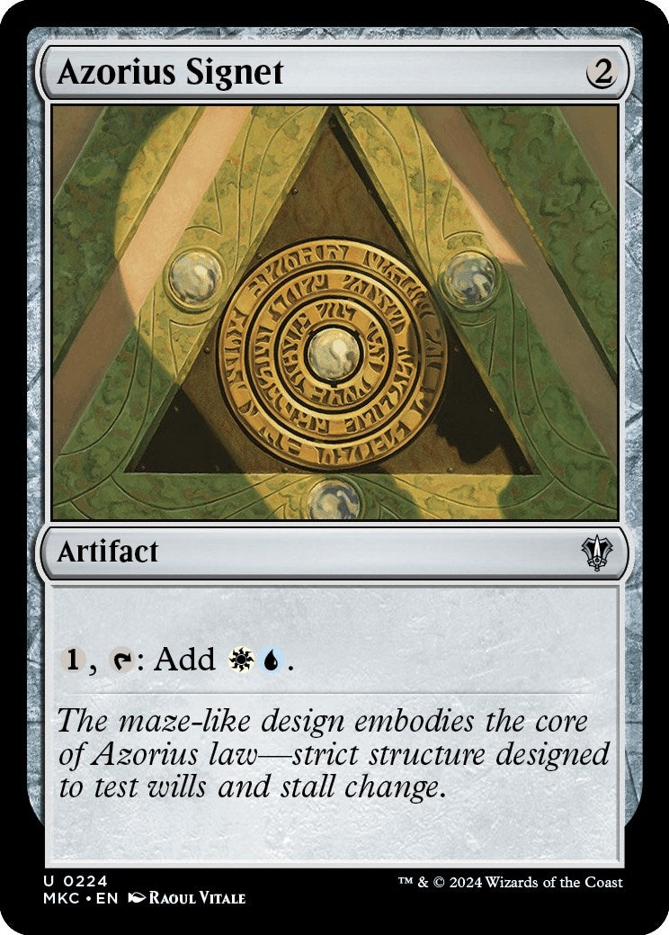 Image for Azorius Signet (224) - Magic: The Gathering
