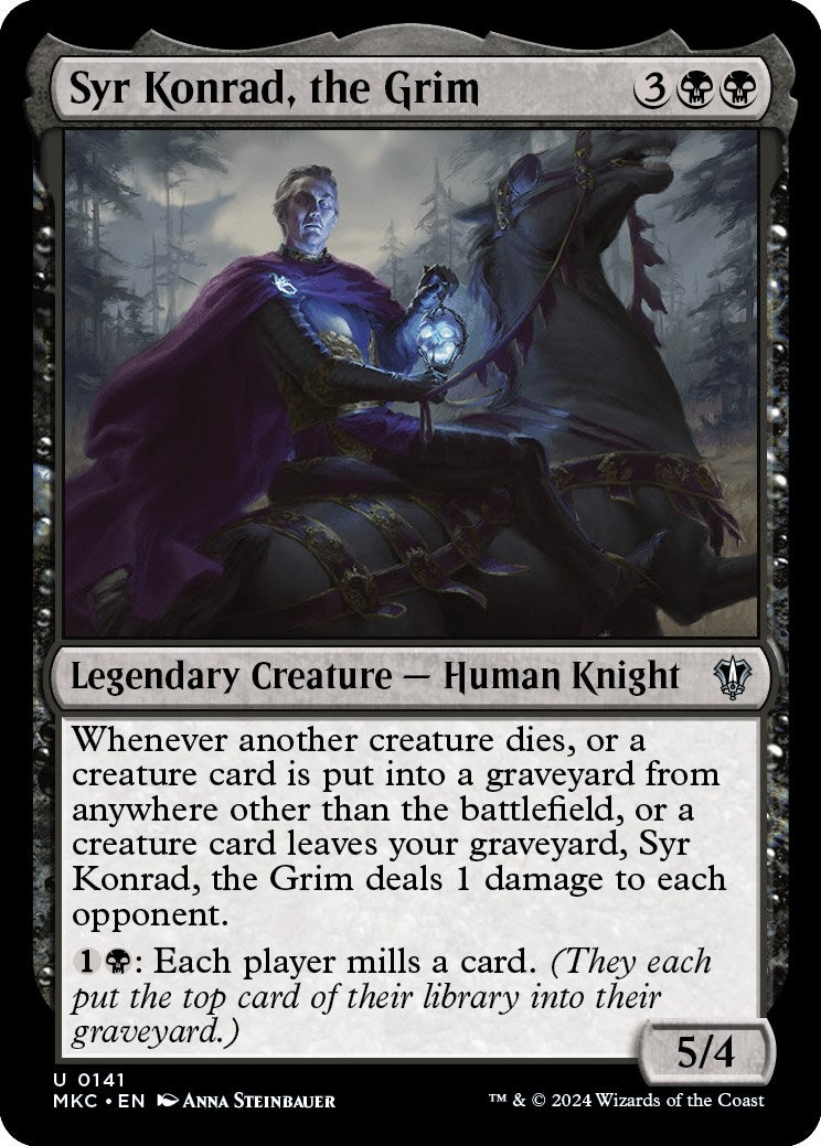 Image for Syr Konrad, the Grim (141) - Magic: The Gathering