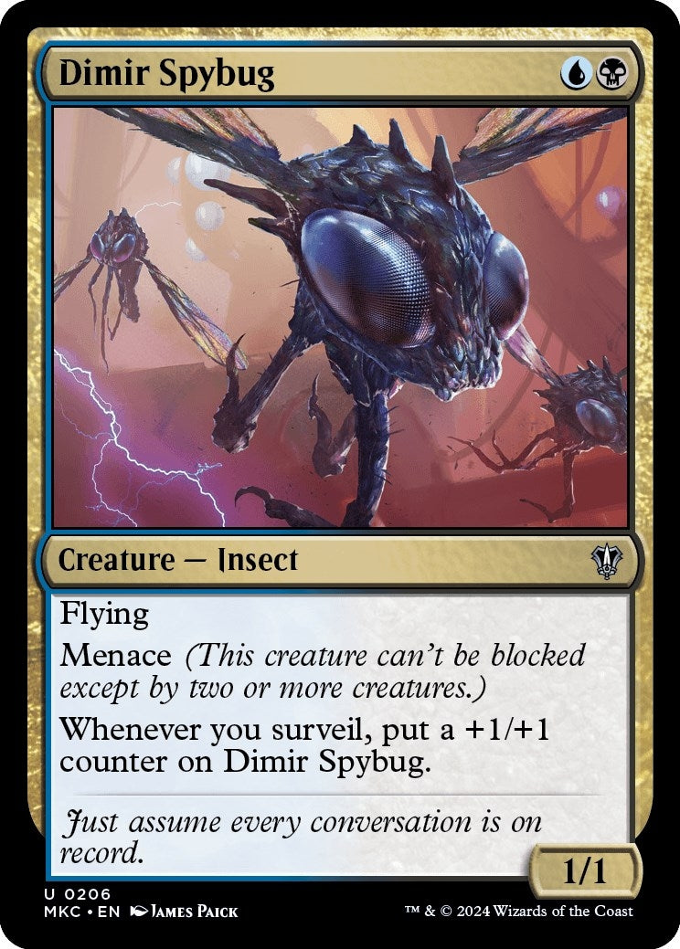 Image for Dimir Spybug (206) - Magic: The Gathering