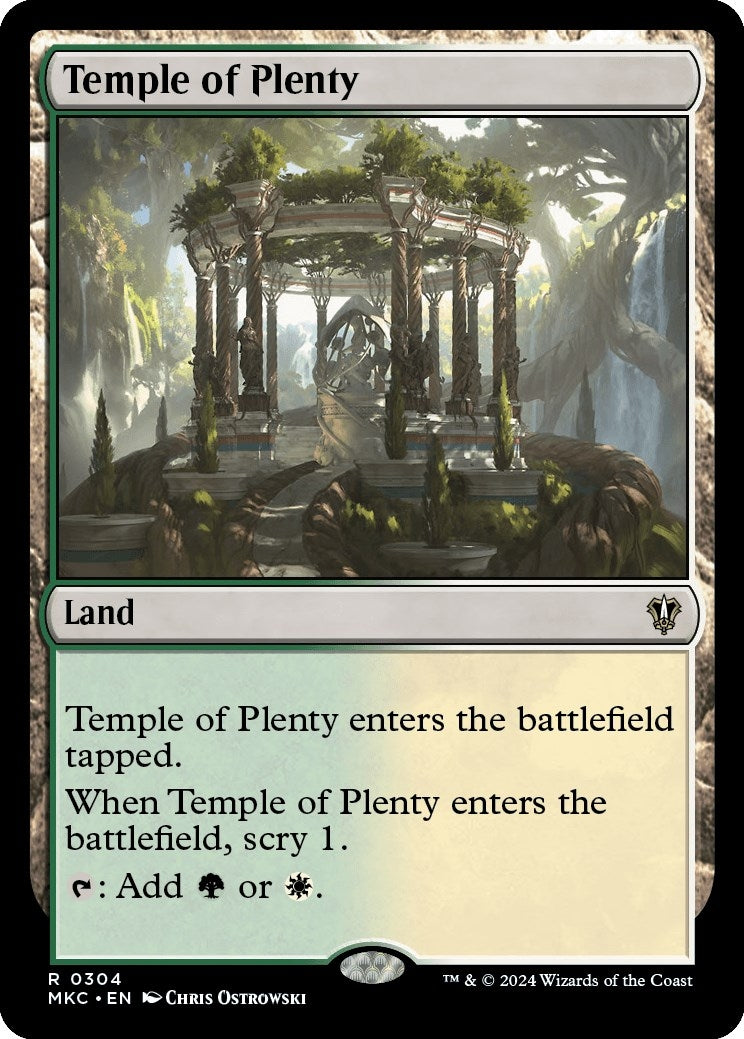 Image for Temple of Plenty (304) - Magic: The Gathering