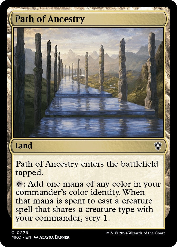 Image for Path of Ancestry (279) - Magic: The Gathering