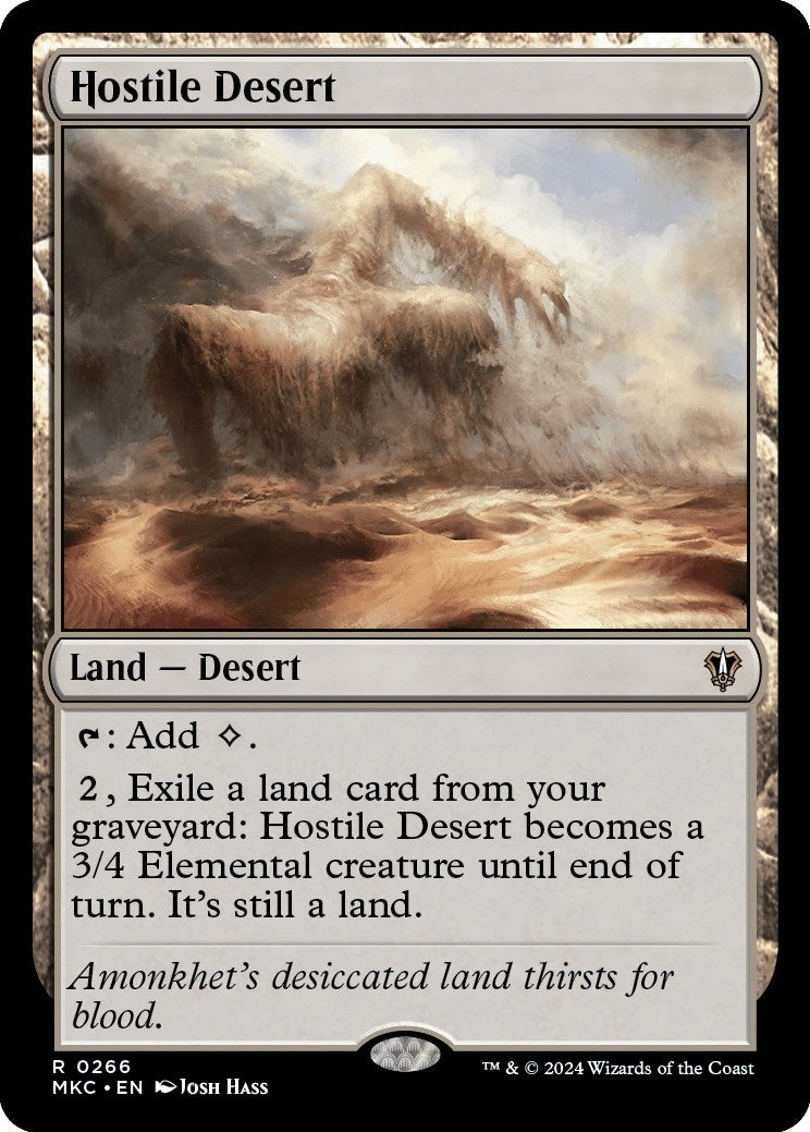 Image for Hostile Desert (266) - Magic: The Gathering