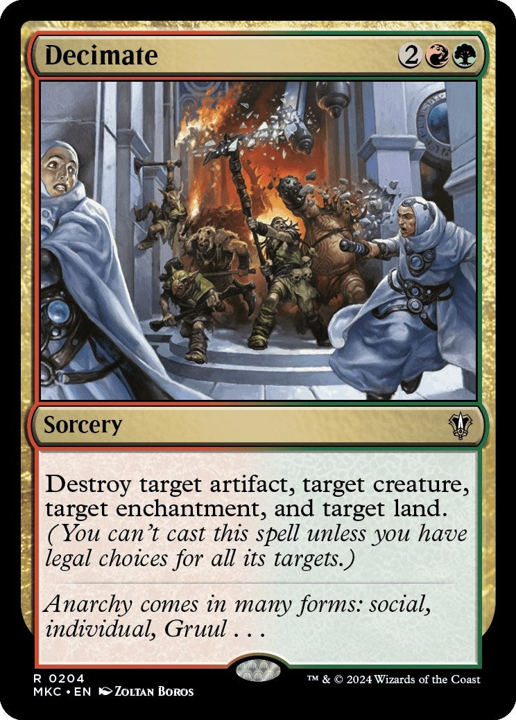 Image for Decimate (204) - Magic: The Gathering