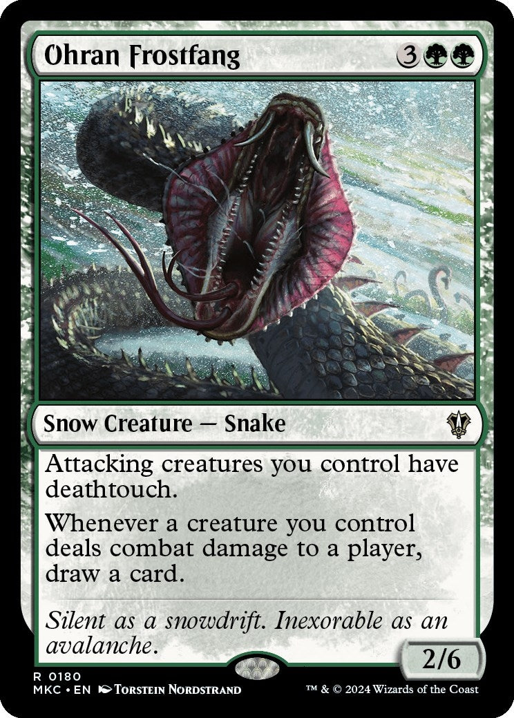Image for Ohran Frostfang (180) - Magic: The Gathering